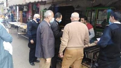 حملة لتطبيق الإجراءات الاحترازية بمدينة طوخ