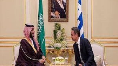 وزير خارجية السعودية يبحث مع رئيس وزراء اليونان التطورات بالمنطقة