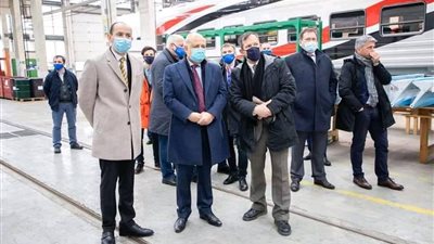 السفير المصرى يشارك فى احتفال توريد الدفعة الأولى من عربات القطارات المصنعة بالمجر