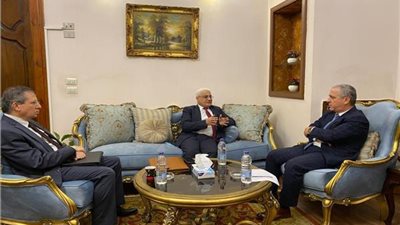 الشوربجي يستقبل رئيس مجلس إدارة الهيئة القومية للتأمين الاجتماعي