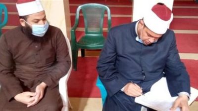 مدير أوقاف الإسماعيلية يتفقد تطبيق الإجراءات الإحترازية في المساجد .صور