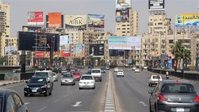 سيولة مرورية تغمر وسط البلد والدائرى