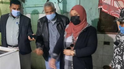 حملة للطب البيطري والتموين للتفتيش علي محلات اللحوم بالجبل الأصفر