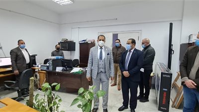 تدريب أمناء كليات جامعة دمنهور على نظام إدارة المؤسسة الإلكترونية
