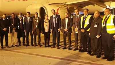 مطار الأقصر يحتفل بإستقبال أولى رحلات العربيه للطيران