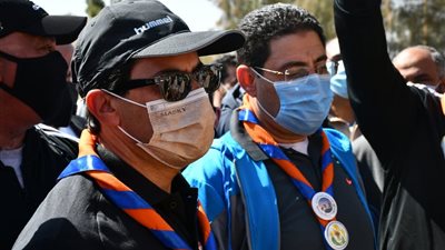 وزيرالرياضة يفتتح ملاعب مركز شباب البويطي..ويشهد عروض الكاراتيه والكشافة