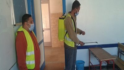 صحة الشرقية تواصل أعمال التطهير المكثف بالمدارس