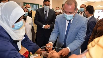 انطلاق الحملة القومية للتطعيم ضد مرض شلل الأطفال بالدقهلية