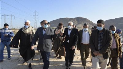 محافظ أسيوط يتفقد محطة معالجة صرف صحي المشايعة ضمن مشروع الصرف الصحي المتكامل لمدينتي صدفا والغنايم
