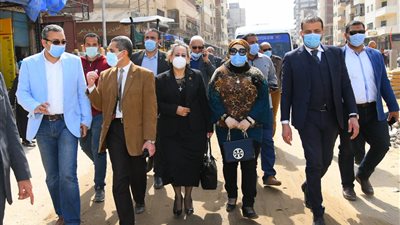 محافظ الغربية وأعضاء النواب والشيوخ يتفقدون مشروعات التنمية بطنطا-صور