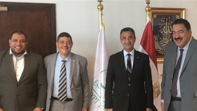 رئيس اتحاد الجودو يجتمع برئيس الهيئة القومية للبريد لإعداد بطل السومو لبطولة العالم ببولندا