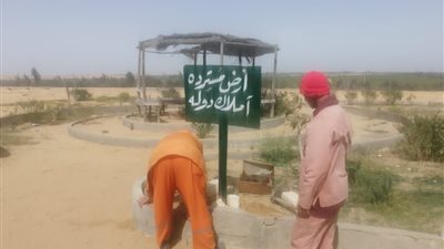 استرداد ٦٤١ فدانا والحجز الإدارى على مساحة ٧٠١٤ فدانا من أراضي أملاك الدولة بوادى النطرون