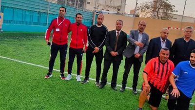 نقابة النيابات والمحاكم تفتتح دورة كرة القدم الخماسية