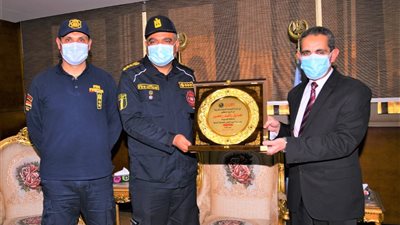 درع الحماية المدنية لمحافظ الغربية في اليوم العالمي للدفاع المدني