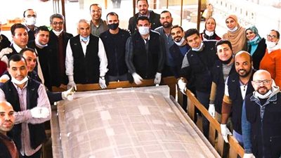 المتحف المصري الكبير يستقبل المقصورة الرابعة من مقاصير الملك الذهبي توت عنخ آمون