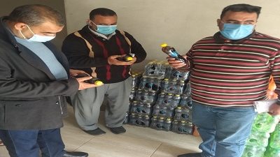 ضبط واعدام ٣ أطنان أغذية..واغلاق مخزن ومصنع مخالف بديرب نجم