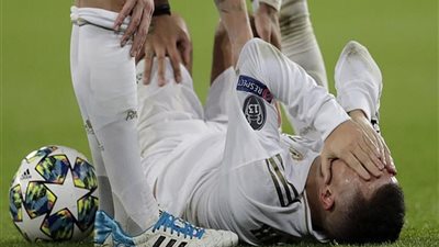 ريال مدريد يكشف تفاصيل إصابة هازارد قبل مواجهة أتالانتا