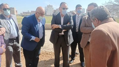 إعادة رصف محور مرورى بفاقوس بتكلفة 5 مليون جنيه
