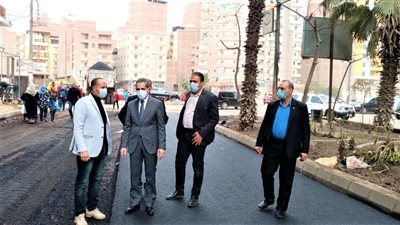 محافظ الغربية يتابع مشروعات الرصف بطنطا والمحلة-صور