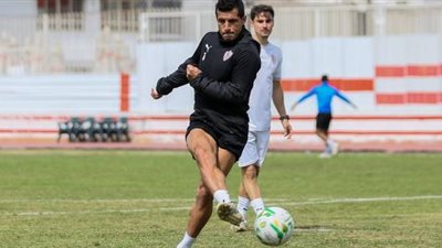تدريبات منفردة لحامد وزيزو بالزمالك