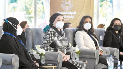 السيدة انتصار السيسي: سعدت بحضور احتفالية يوم المرأة المصرية