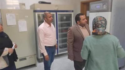 النائب ابو قديره يزور مركز الدم الاقليمي بمنطقة علم الروم بمرسي مطروح لبحث مشاكل اهالي مطروح