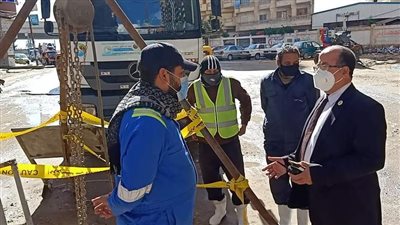 تطوير الصرف الصحى ورفع الاشغالات بحى المنتزة ثان فى الإسكندرية