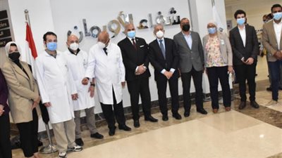 رئيس الأكاديمية العربية للعلوم والتكنولوجيا والنقل البحري يدعم مستشفي شفاء الاورمان