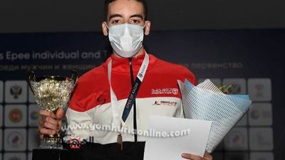 برونزية كأس العالم لسيف المبارزة للبطل المصرى أحمد السيد