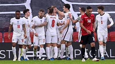 المنتخب الإنجليزى يفوز على ألبانيا بهدفين في التصفيات المؤهلة لكأس العالم