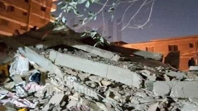 مصدر امنى :انفجار بمصنع الملابس سبب انهيار عقار السلام1