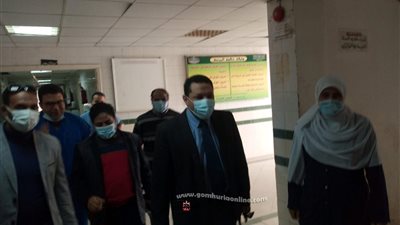 وكيل وزارة الصحة بالمنوفية يتفقد سير العمل بمستشفى السادات المركزي