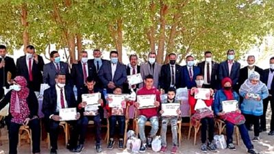 الداخلة تدعم موط الفكرية ممثل المحافظة فى مسرحة المناهج على الجمهورية