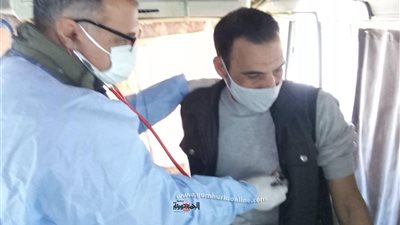 الكشف على 1193 مريض خلال يومين بقافلة طبية بالدقهلية