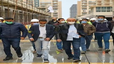 نائب رئيس هيئه المجتمعات العمرانية في جوله تفقديه لمدينة العلمين الجديدة