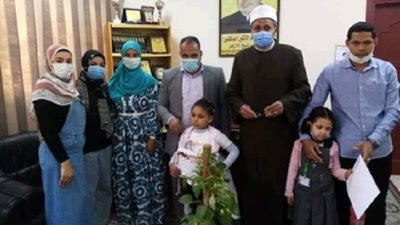 الأقصر الأزهرية تكرم الأطفال الفائزين بمسابقة الأزهرى الصغير
