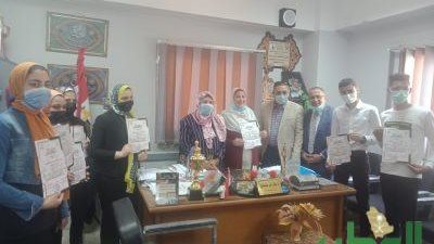 شبين القناطر التعليمية تحصد ٤ مراكز في مسابقة المشروع الوطني للقراءة