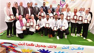 مشاركة محافظ الدقهلية ذوى الهمم الاحتفال باليوم العالمى للتوحد