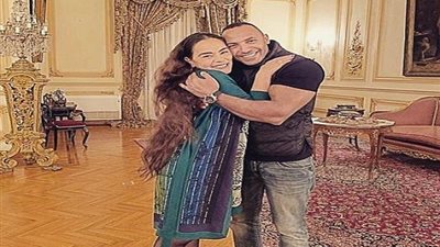 شيريهان تقدم الشكر لمدرب اللياقة البدنية 