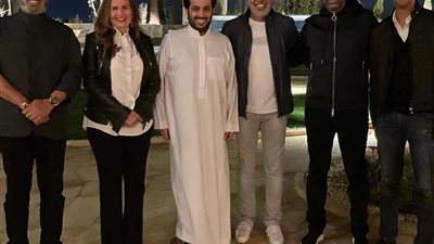 تركي آل الشيخ برفقة نخبة من صناع السينما في مصر