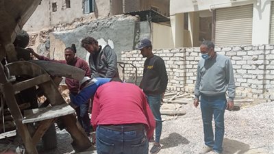 ايقاف اعمال ل4 مباني مخالفة تعمل بدون ترخيص بمرسي مطروح