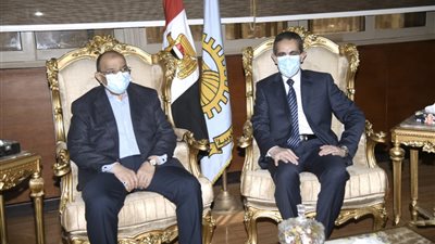 وزيري التنمية المحلية والتعليم العالي يستقبلان محافظ الغربية