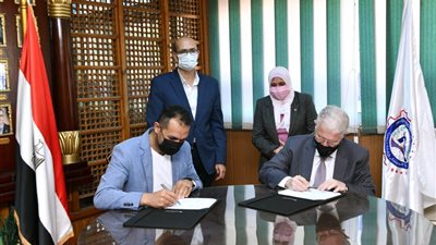 برتوكول تعاون بين جامعة المنصورة وشركة المقاولون العرب