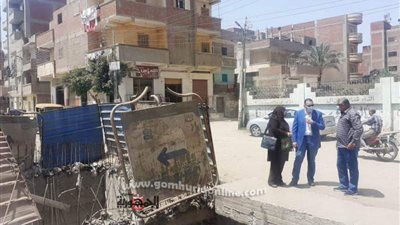 غراب يُتابع أعمال رصف وتوسعة طريقي الزقازيق أبوحماد أبوالأخضر وإنشاء نفق مشاه بههيا