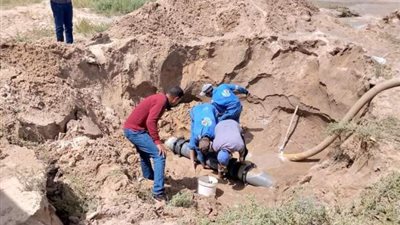 بالصور.. اللواء عصمت: عودة مياه الشرب بعد إصلاح الكسور المفاجئة في الخطوط الرئيسية