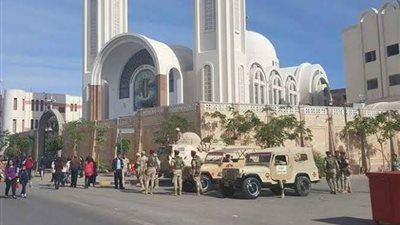 تشديد الأجراءات الأمنية بمحيط كنائس البحرالأحمر