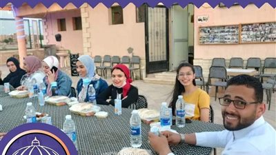 مركز شباب الأمل ينظم افطار جماعى لأعضاء برلمان الشباب بالعاشر من رمضان