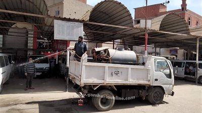 تعقيم وتطهير الشوارع والمصالح الحكومية بالحامول