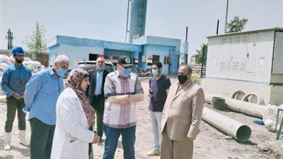 محافظ الشرقية يتفقد محطة مياه سنجها بكفر صقر ويتابع أعمال تطوير وصيانة محطة القواسم