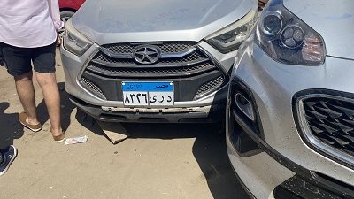 اصابة شخصان في تصادم ٤ سيارات ملاكي باول أيام عيد الفطر بالمنصورة